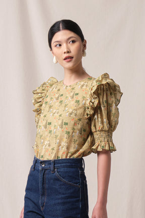 CARLIN Top in Beige Pura