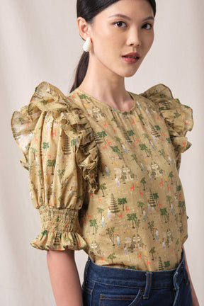 CARLIN Top in Beige Pura