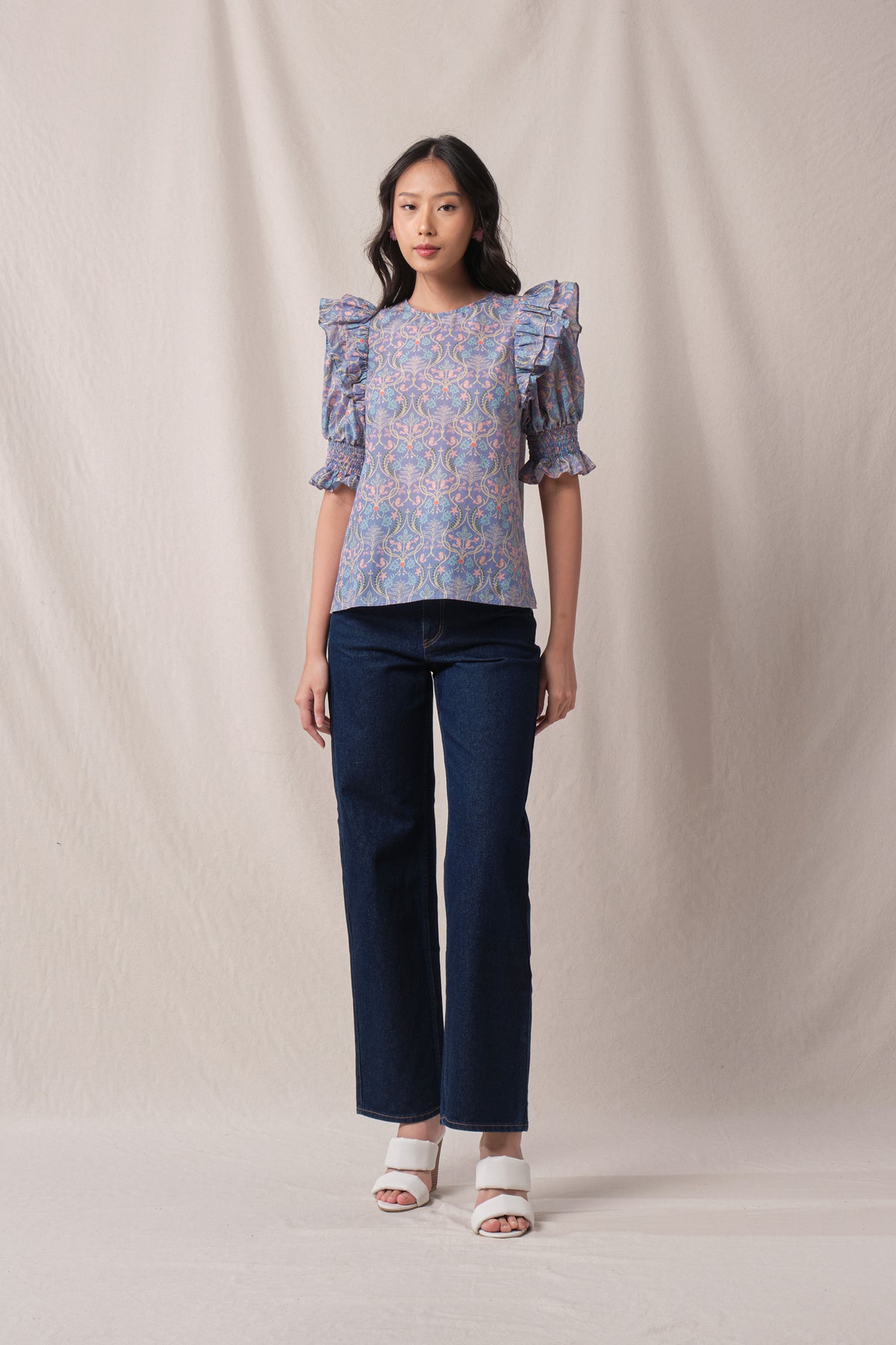 CARLIN Top in Purple Segara