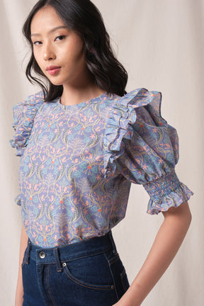CARLIN Top in Purple Segara