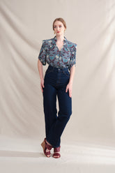 CAROL Top in Gray Delima