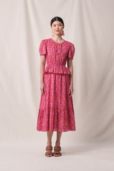 CARYS Dress in Fuschia Penyu