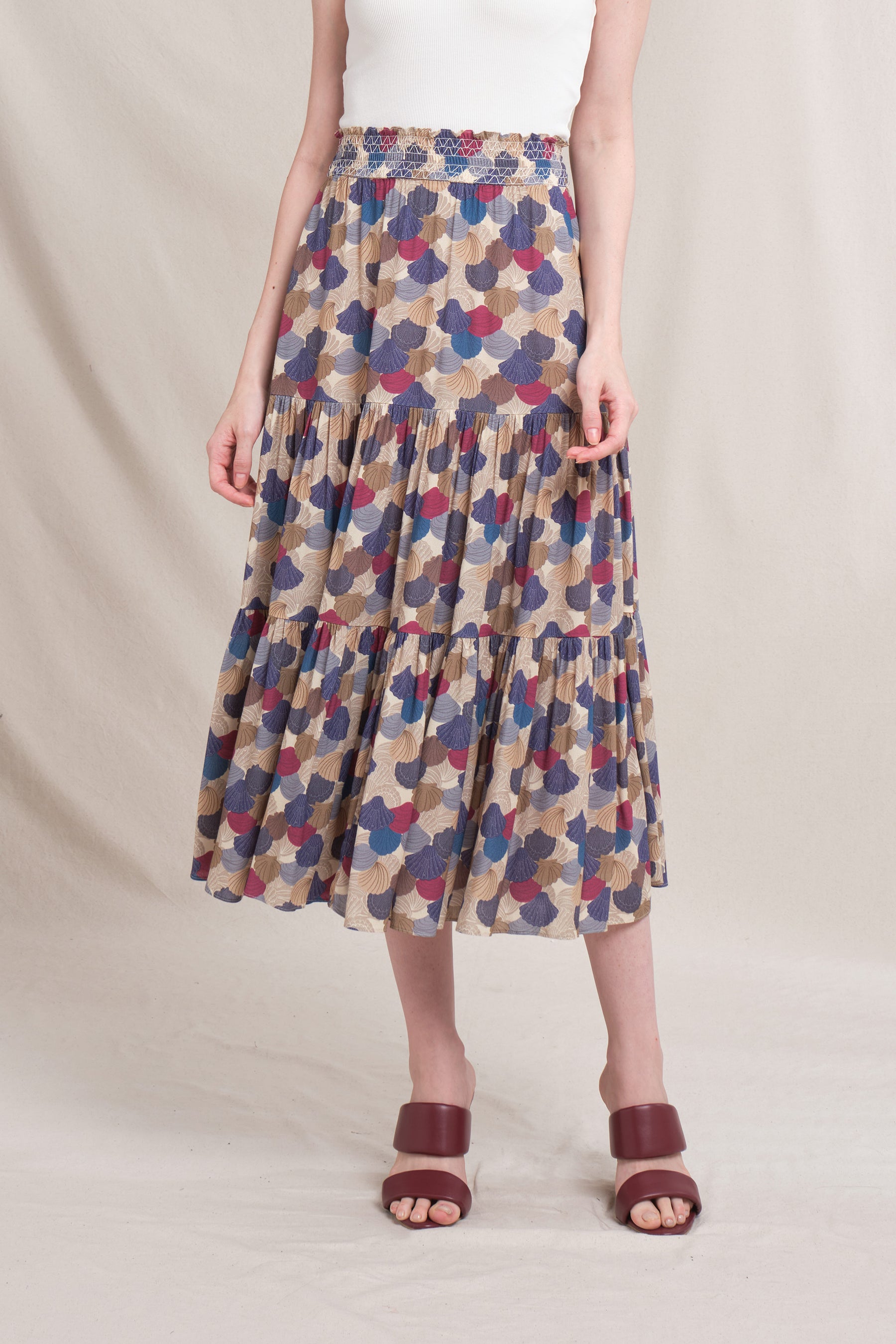 CHITA Skirt in Beige Kepah