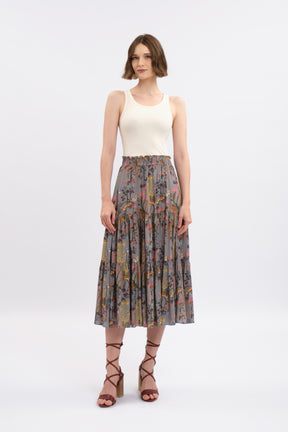 CHITA Skirt in Gray Lontar