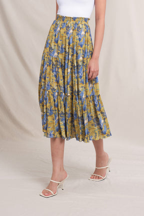 CHITA Skirt in Mustard Bunaken
