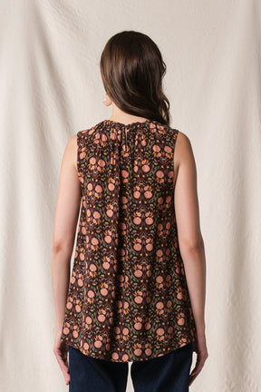 CLAIRE Top in Brown Rosea