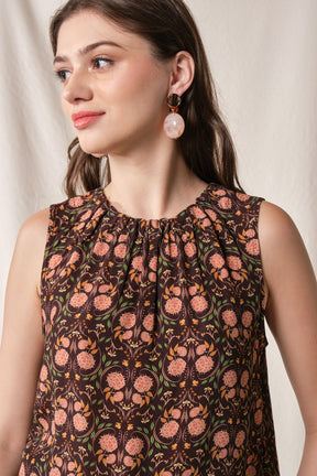 CLAIRE Top in Brown Rosea