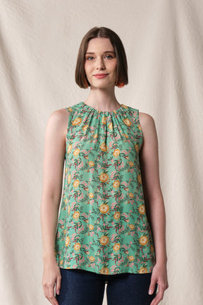 CLAIRE Top in Mint Carica