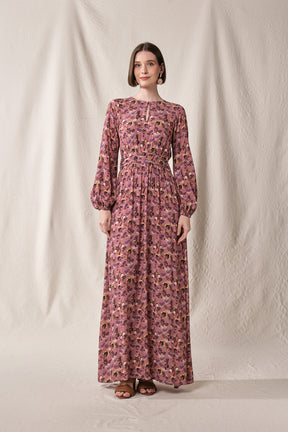 CLARISE Dress in Lilac Celosia