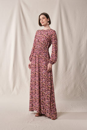 CLARISE Dress in Lilac Celosia