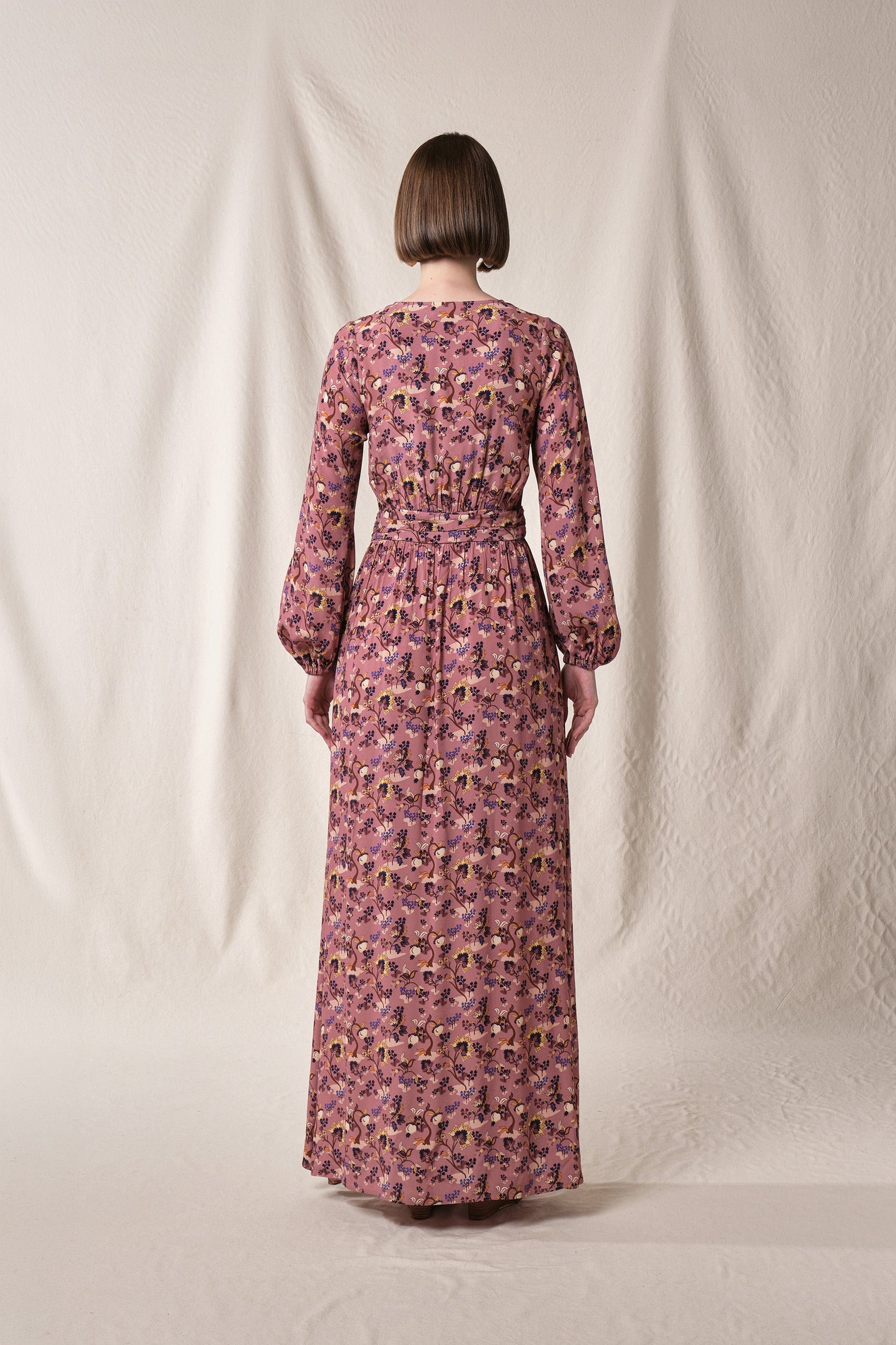 CLARISE Dress in Lilac Celosia