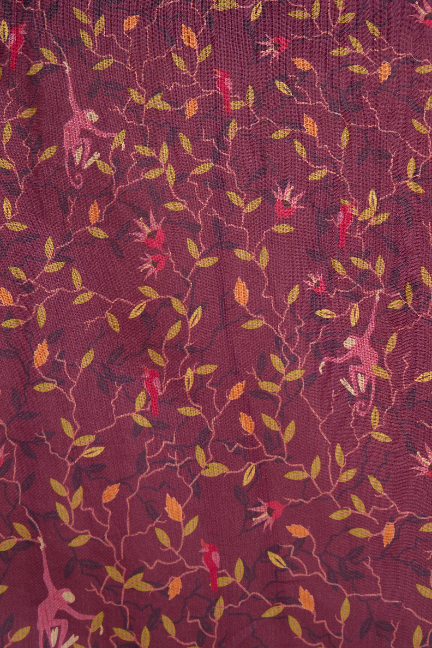 AMAL Top in Maroon Macca