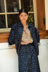 ANDREA Outer in Indigo Bugenvil