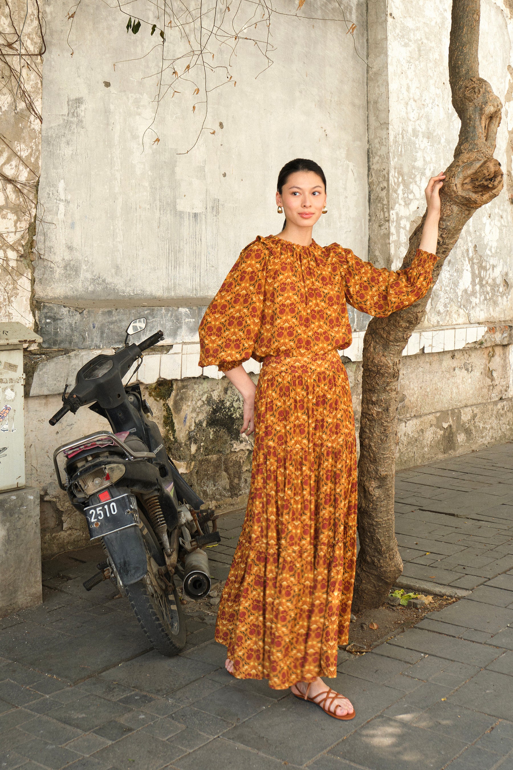 WINNIE Skirt in Bronze Rosea