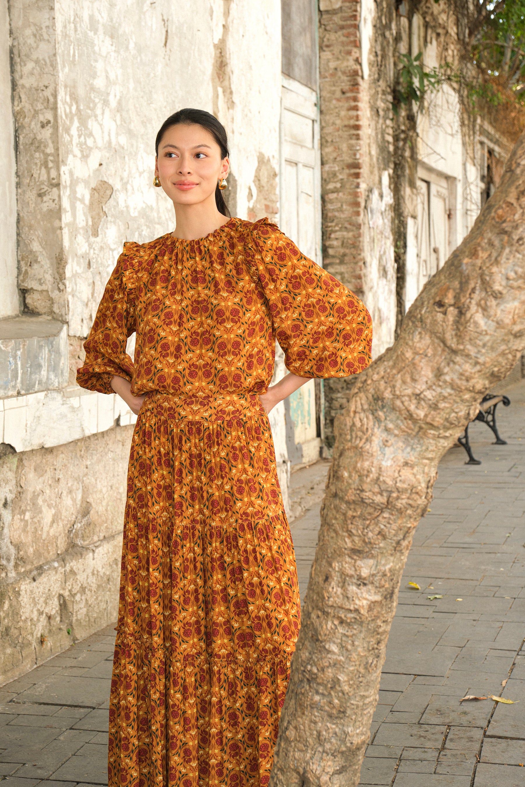 INDY Top in Bronze Rosea