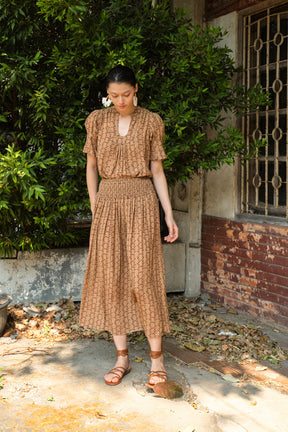 TIMMY Skirt in Khaki Tebu