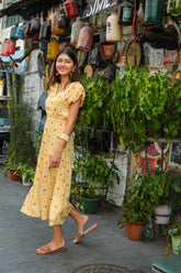 HAIRA Dress in Yellow Mentari