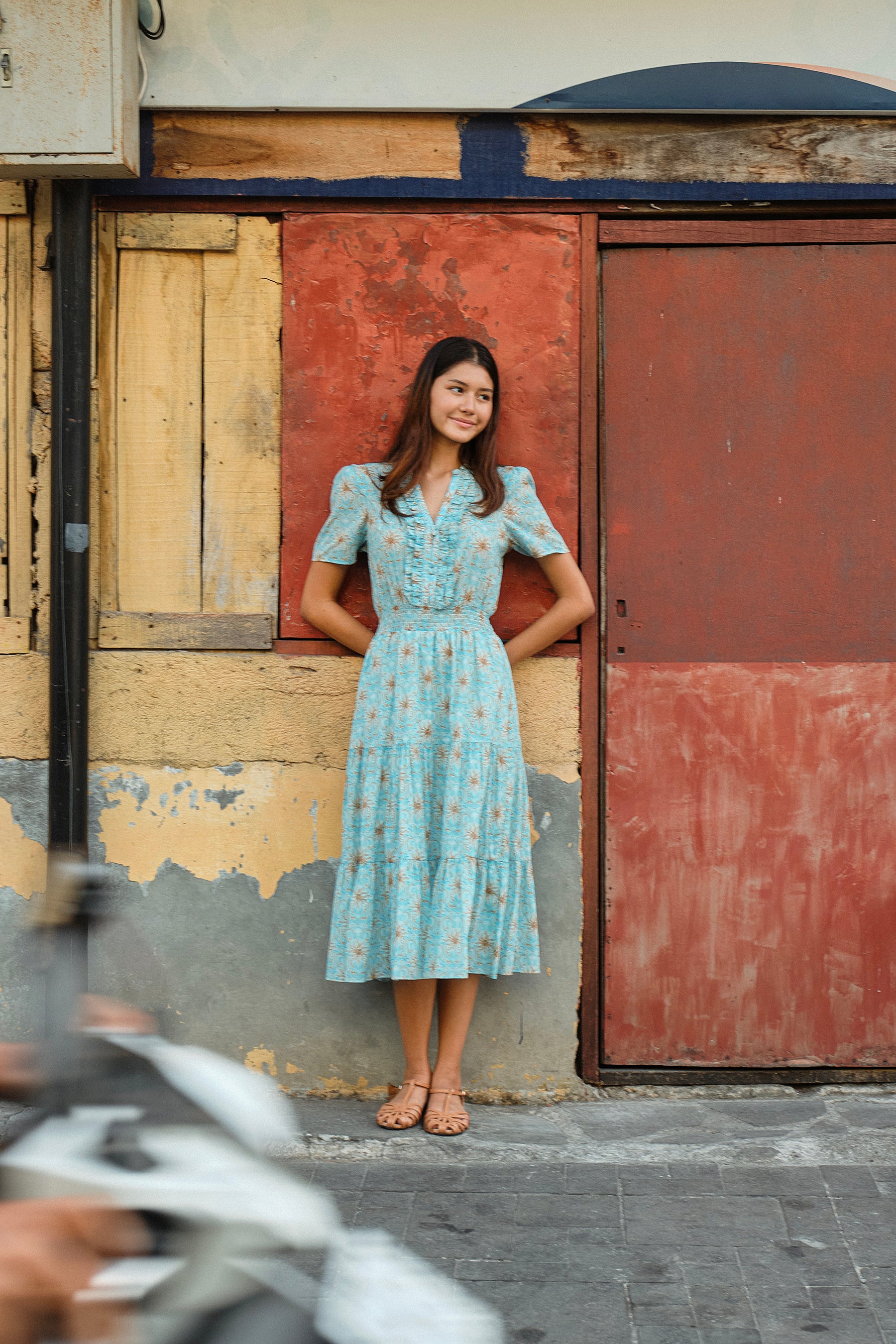 MARNIE Dress in Blue Mentari