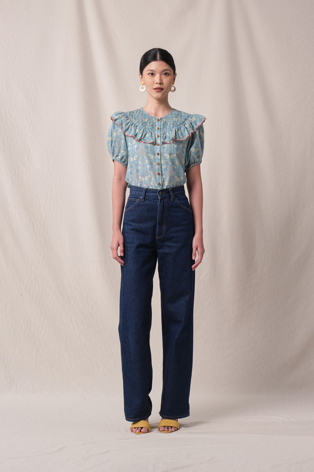 DAISY Top in Blue Segara