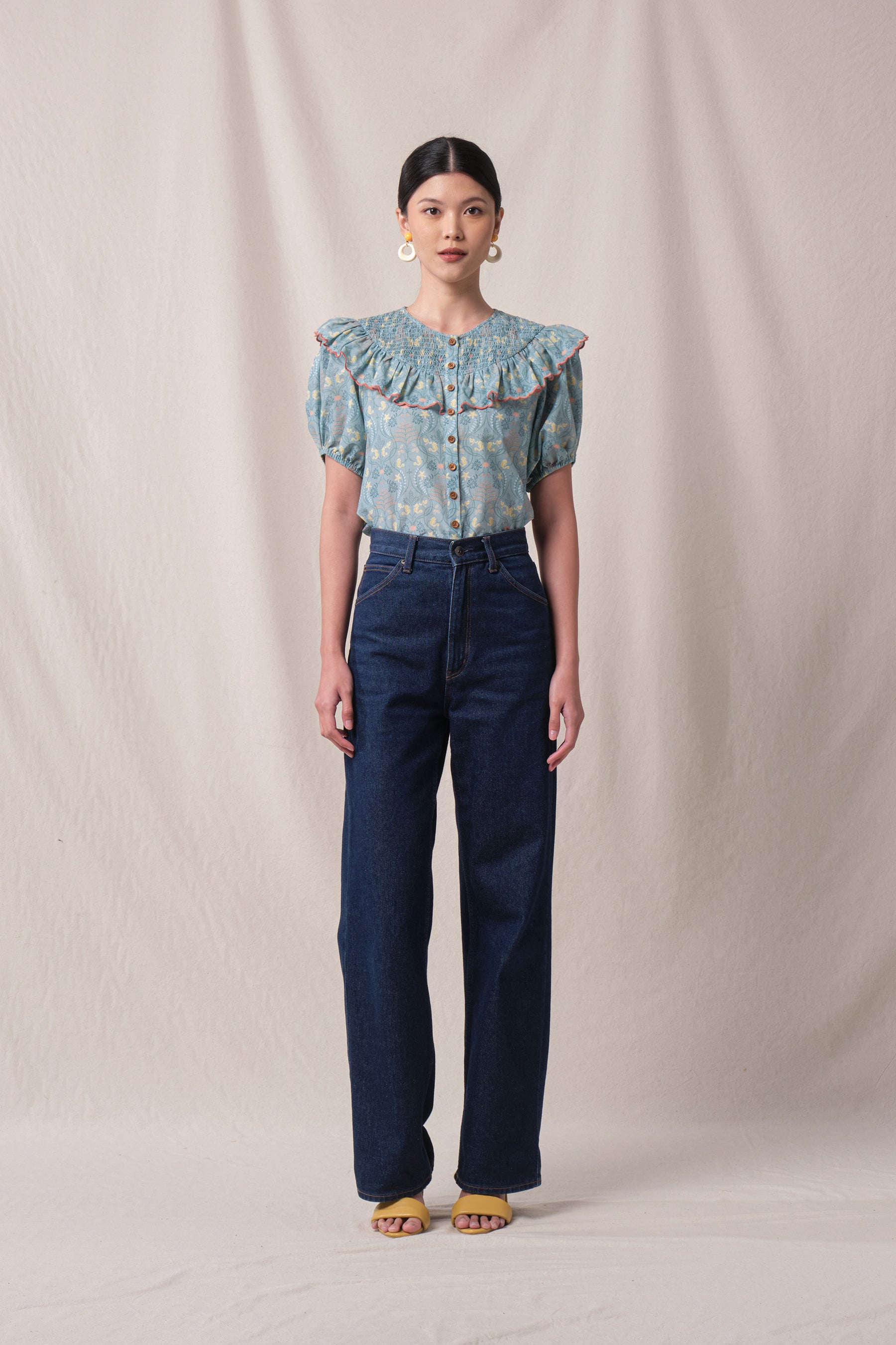 DAISY Top in Blue Segara