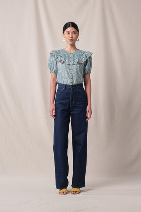 DAISY Top in Blue Segara