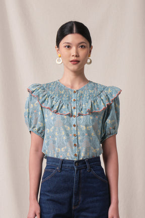 DAISY Top in Blue Segara