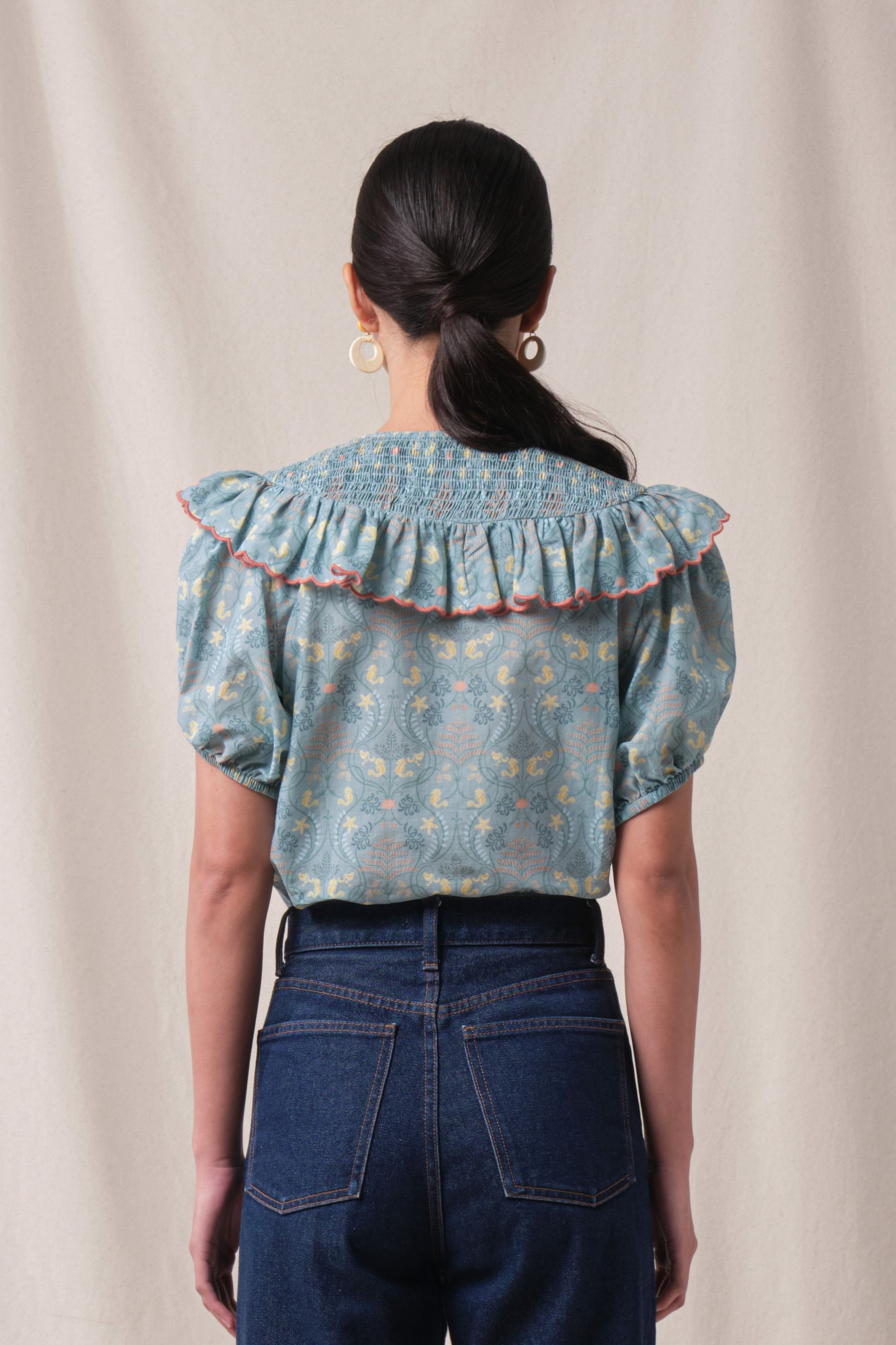 DAISY Top in Blue Segara