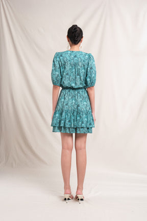 DANIKA Dress in Blue Minanga