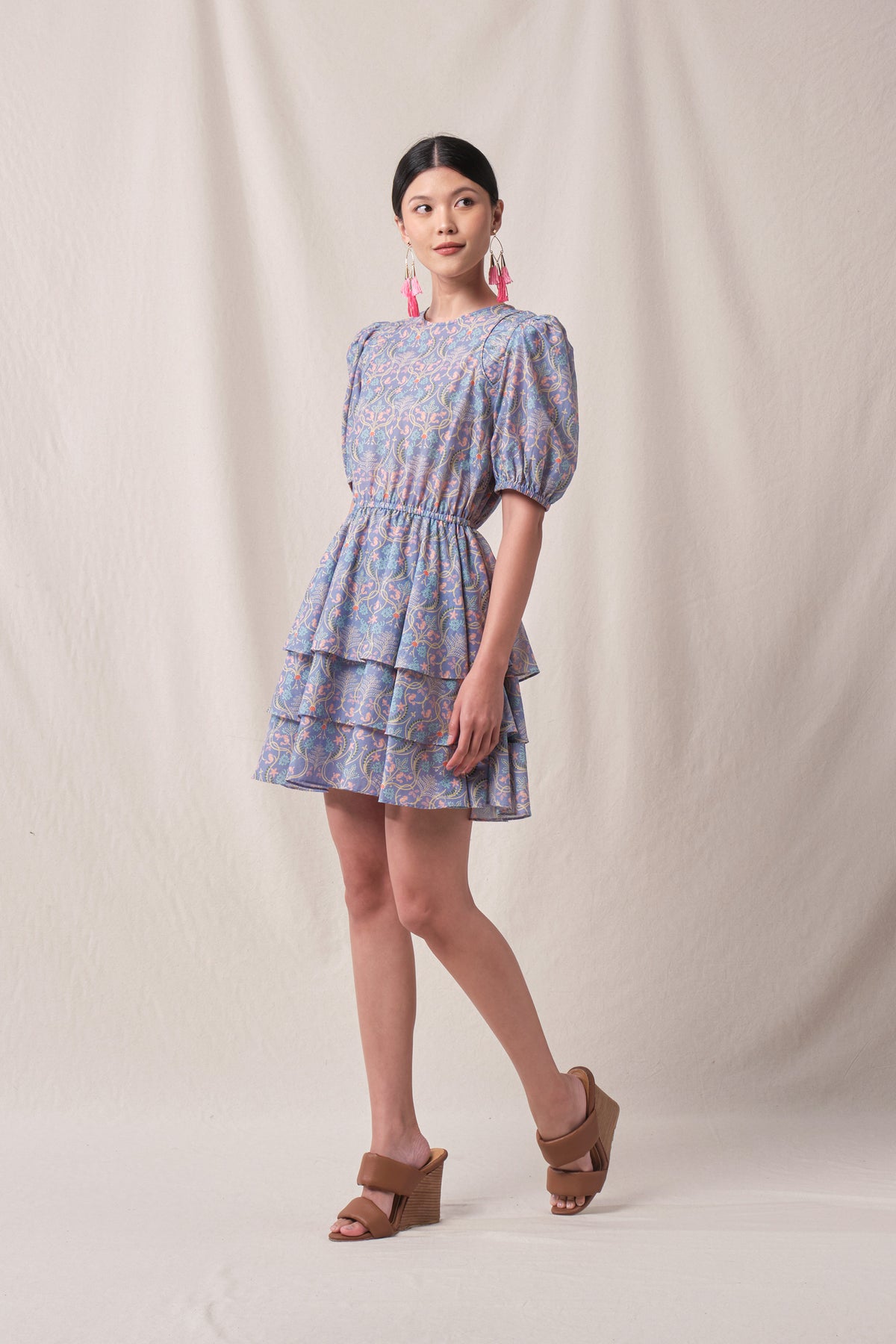 DELLA Dress in Purple Segara