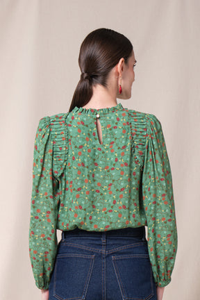 DENISE Top in Green Kelana