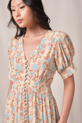 DEONA Dress in Beige Marigold