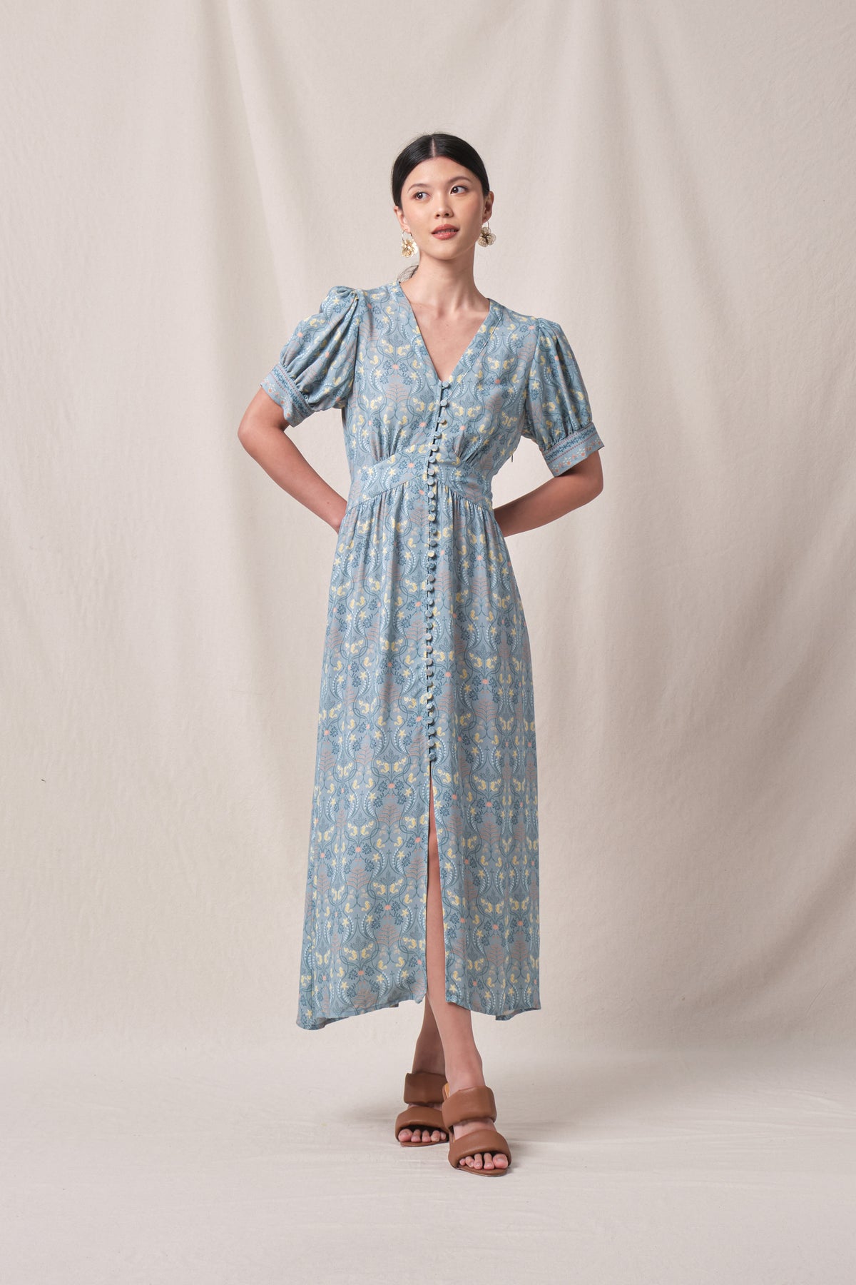 DEONA Dress in Blue Segara