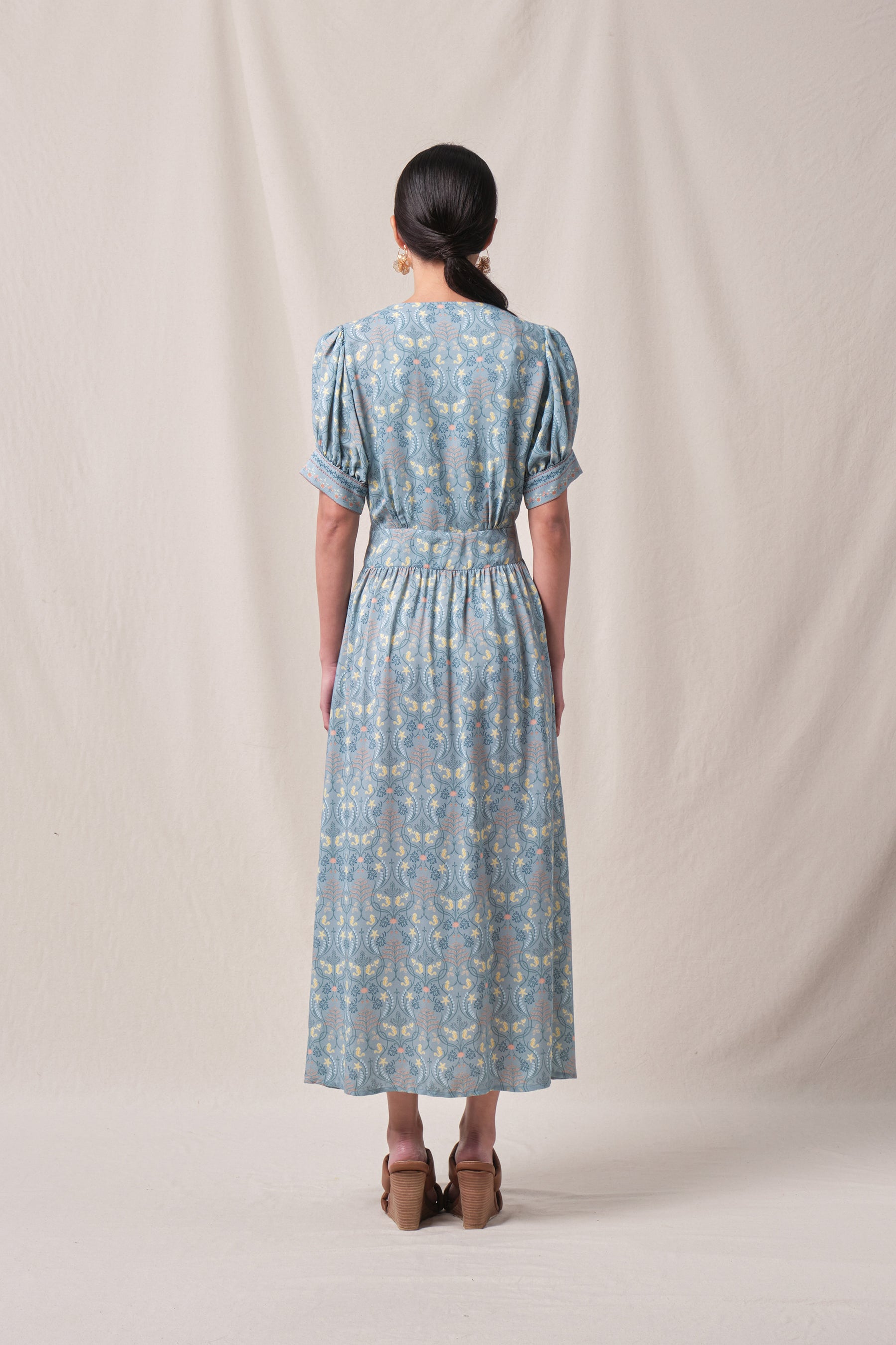 DEONA Dress in Blue Segara