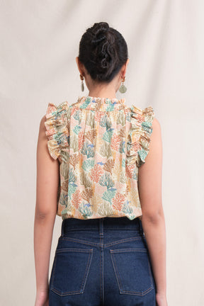 DOVIE Top in Beige Coral