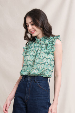 DOVIE Top in Mint Tatiala