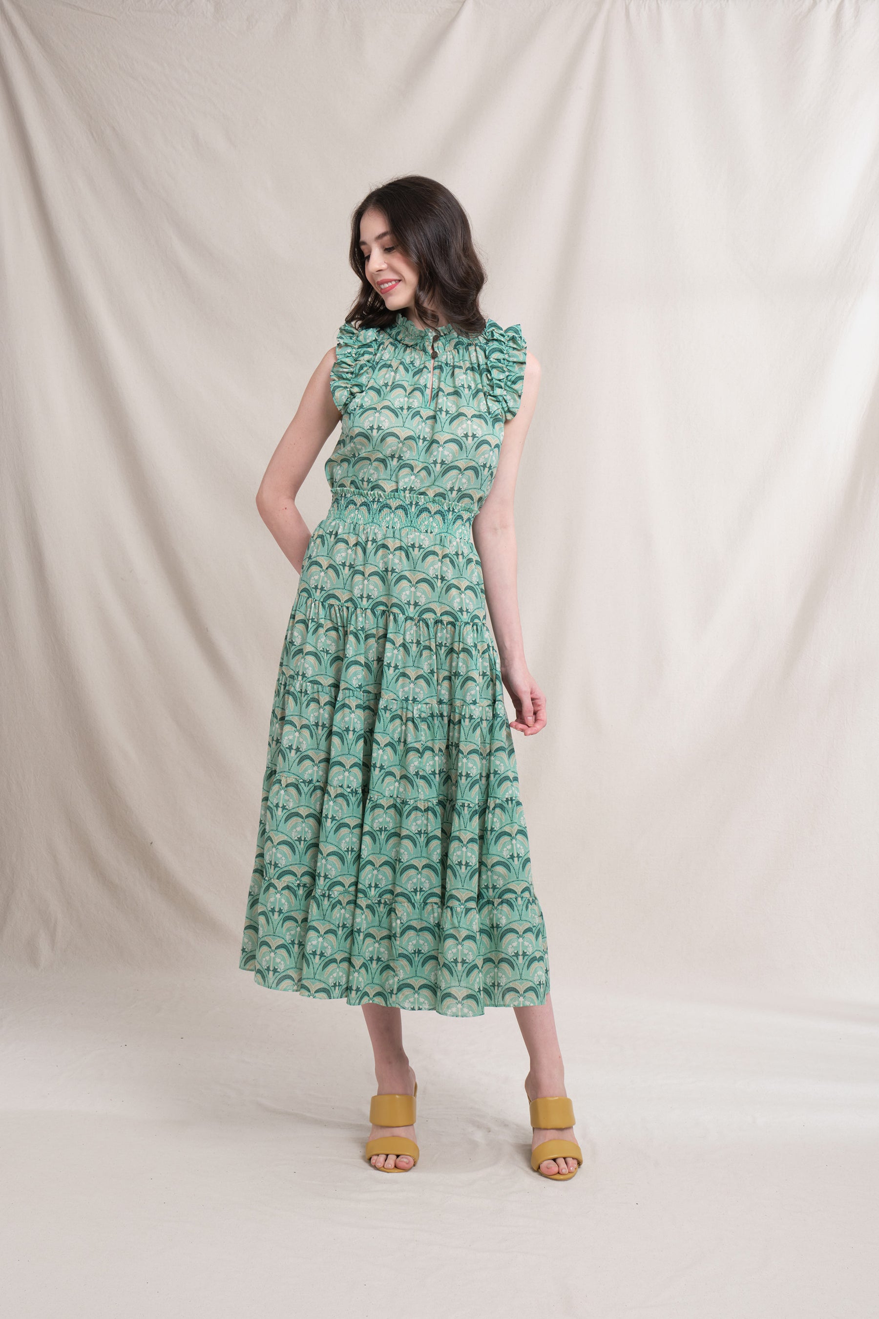 DOVIE Top in Mint Tatiala