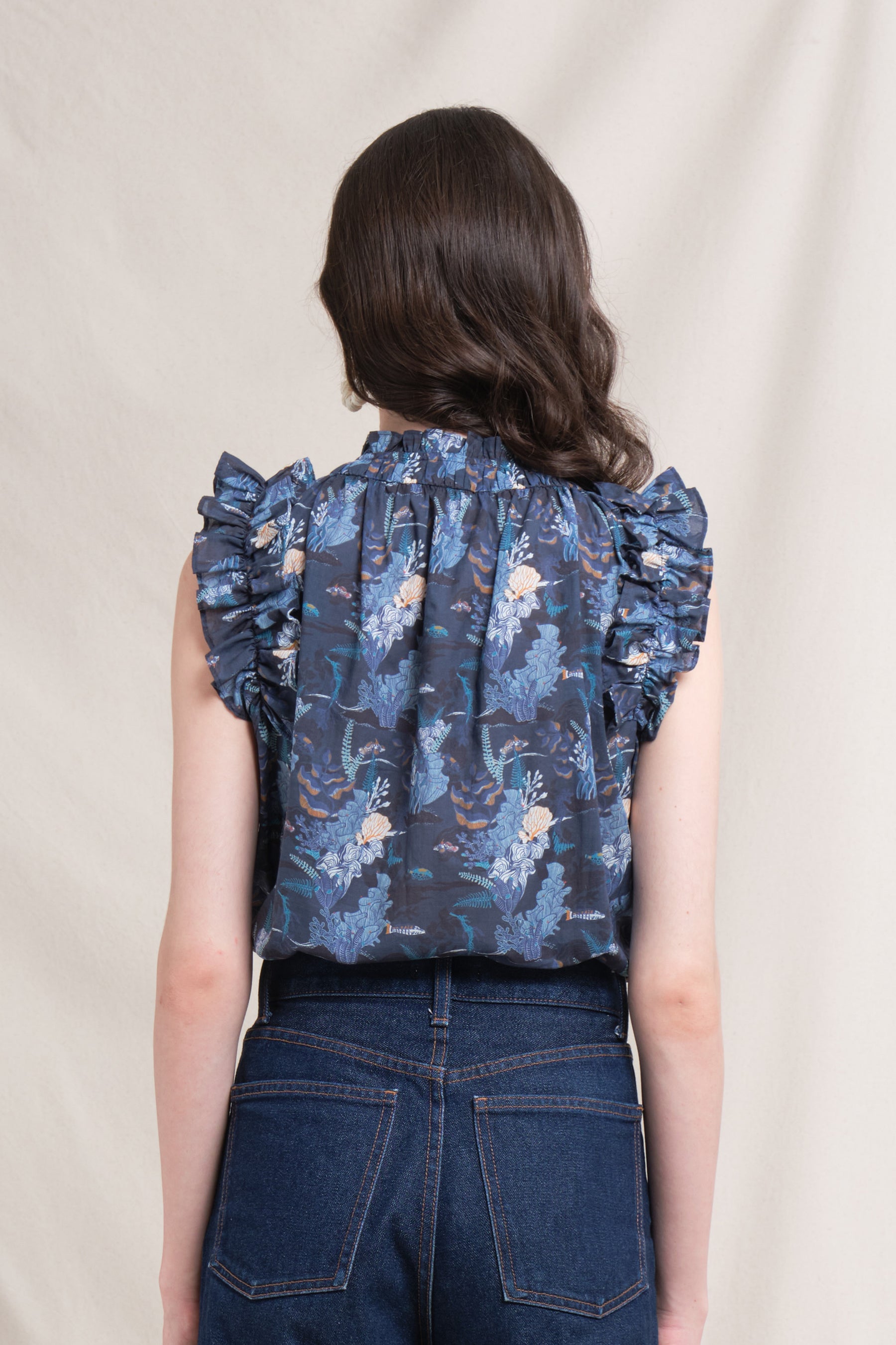 DOVIE Top in Navy Bunaken