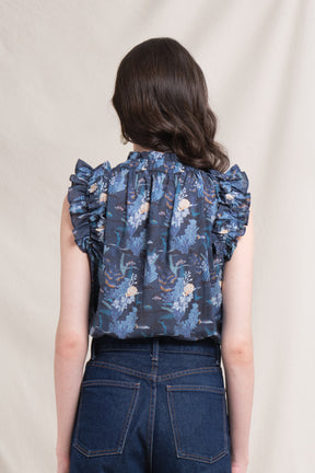 DOVIE Top in Navy Bunaken