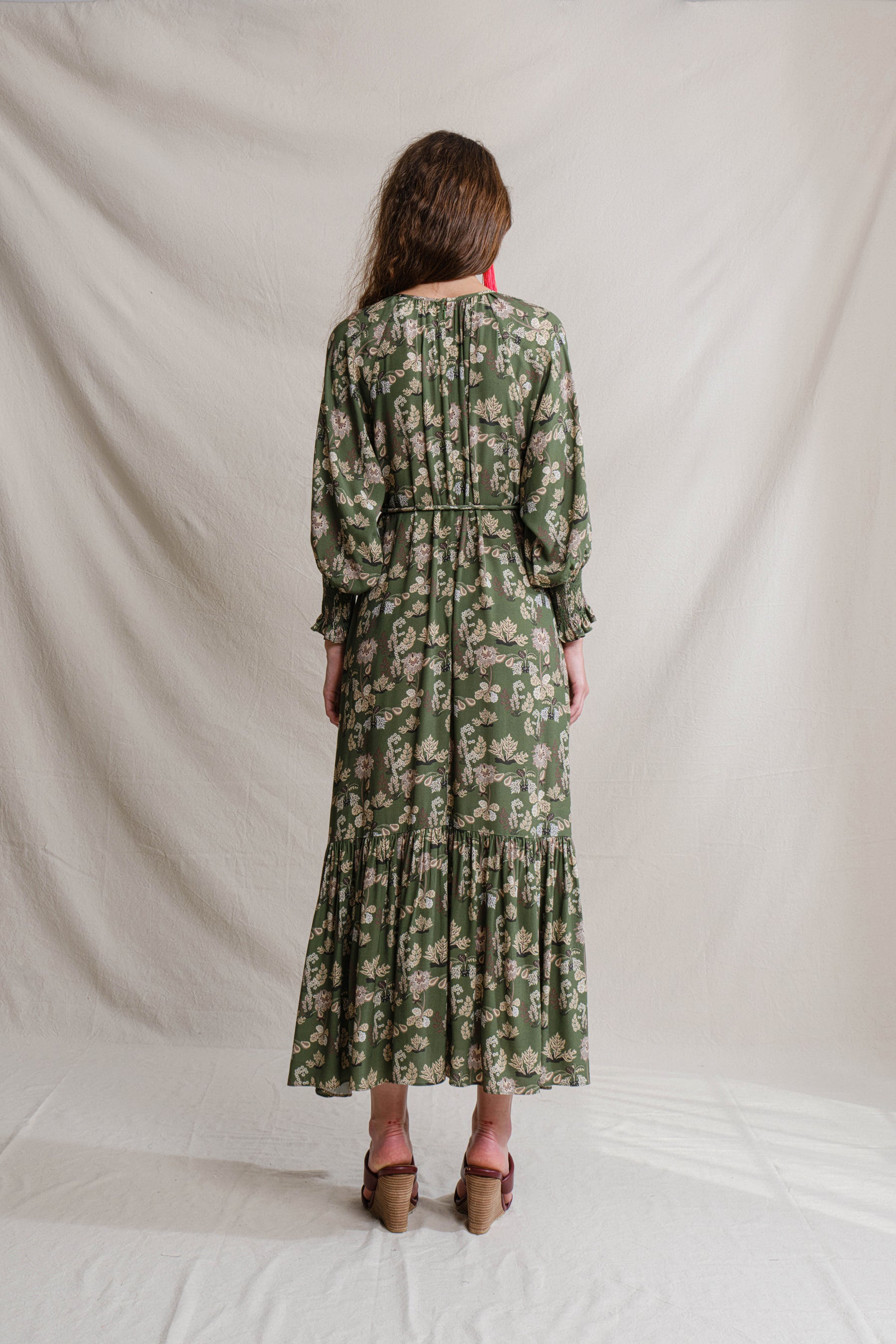 EILA Dress in Pepaya Green