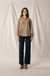 ELA Top in Beige Telang