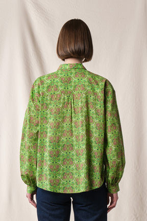 ELA Top in Green Rosea