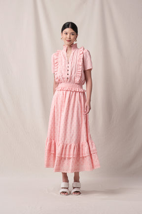 EVELYN Top in Pink Kamen