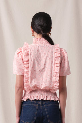 EVELYN Top in Pink Kamen