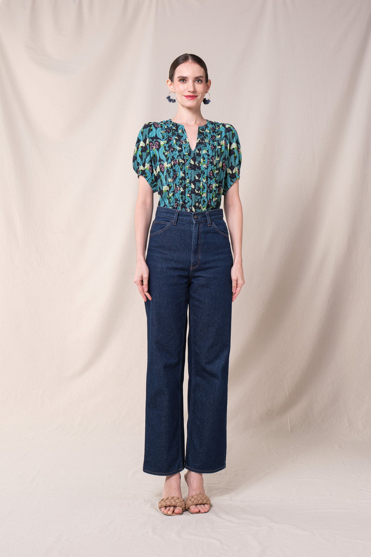 FERE Top in Blue Bagu