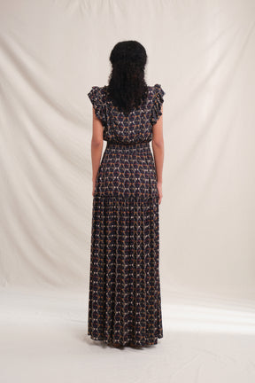 FLORA Dress in Black Saeran