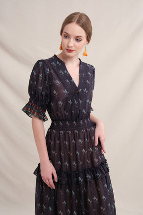 FRIDA Dress in Black Murai
