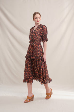 FRIDA Dress in Red Saeran