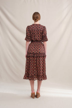 FRIDA Dress in Red Saeran