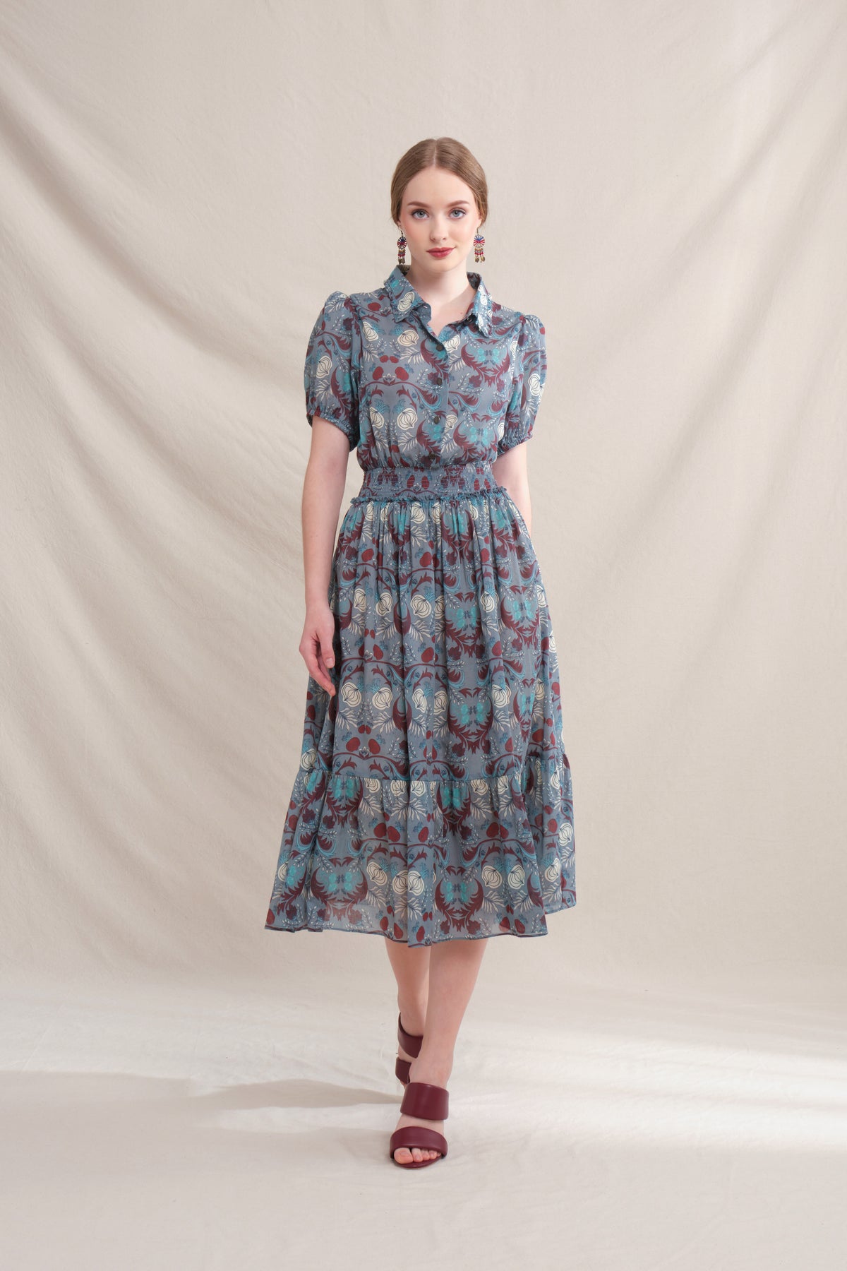 GIA Dress in Gray Delima