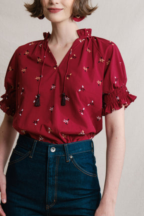 GISEL Top in Red Jagung